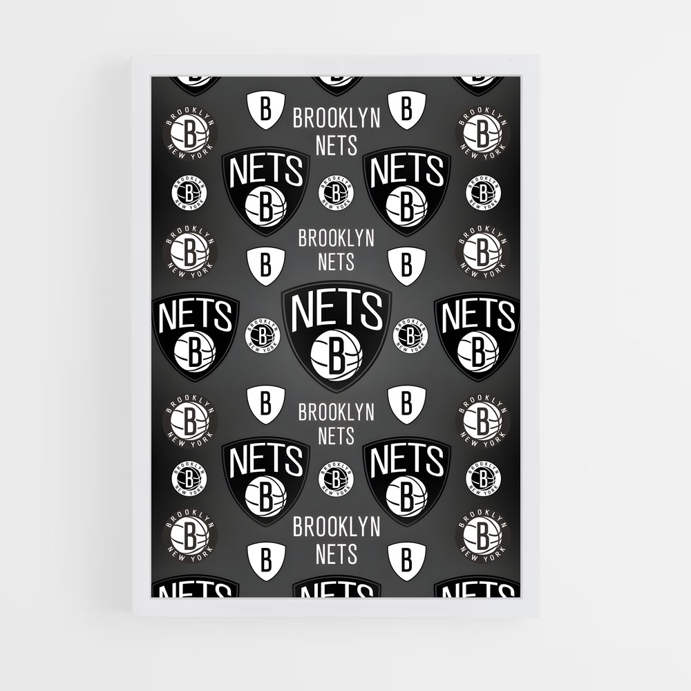 Poster Brooklyn nets séduiront – affiche Basketball (vue 3)